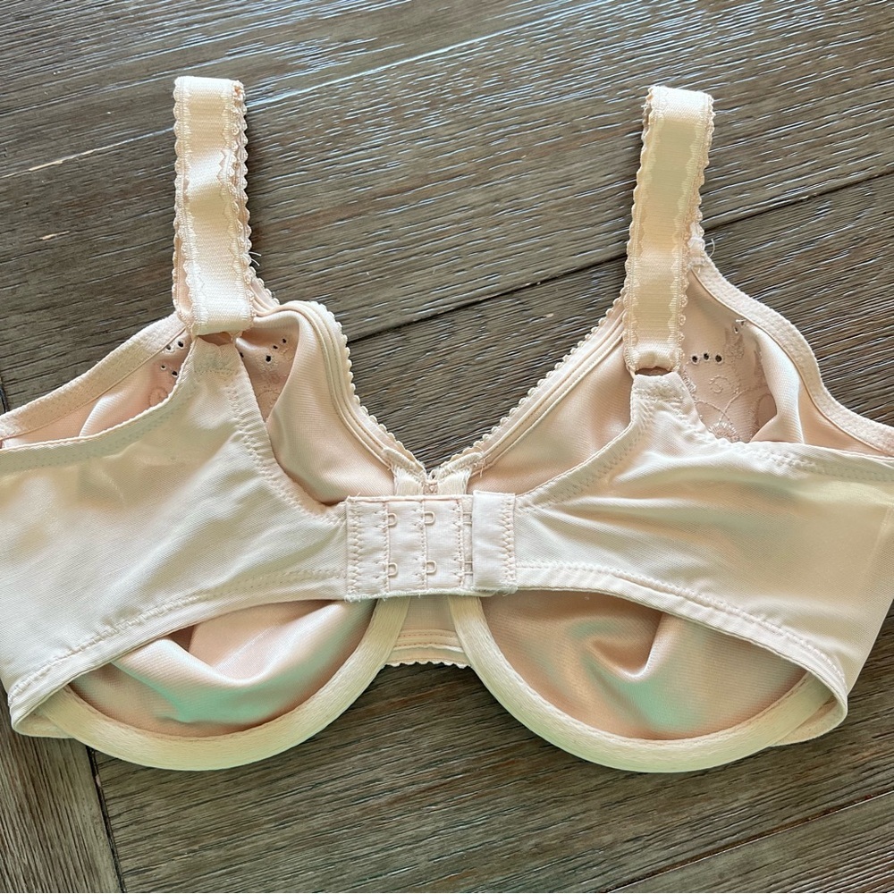 Wacoal Beige Embroidered T-Shirt Bra - Picture 3 of 8
